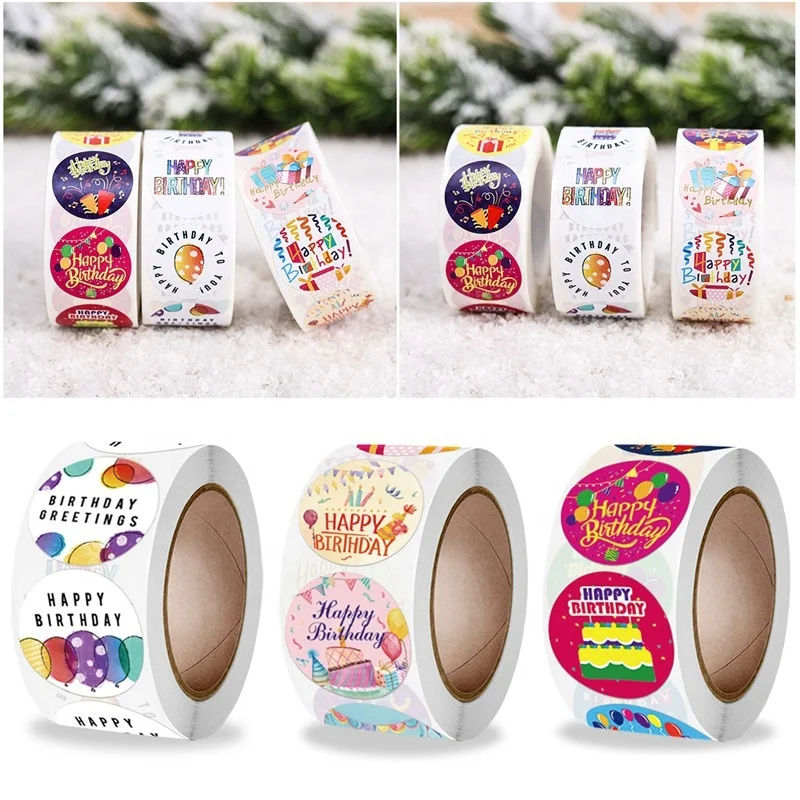 500 Pezzi Adesivi Animali, per sacchetti regalo, buste, inviti, bagagli, barattolo di caramelle, tazze