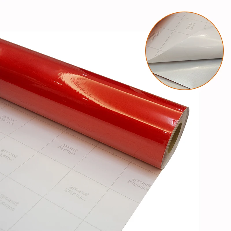 Engineer Grade Pvc Retroreflective Glass Bead Reflective Sheeting ...