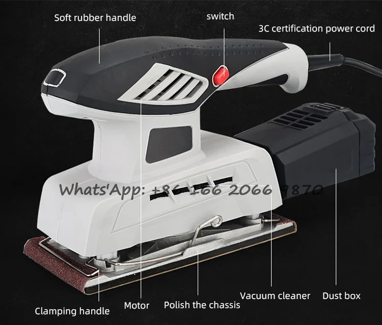 Factory Wholesale High Efficiency Dustfree Wall Sander 200w Electric