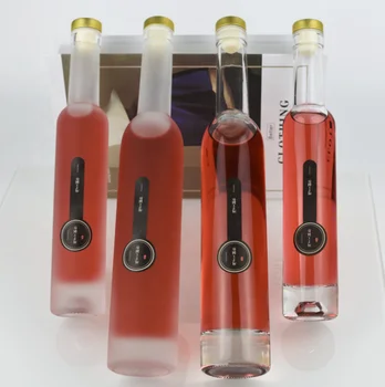 Factory Custom Design Empty 375ml 500ml Spirit Liquor Vodka Whisky Wine Glass Bottles