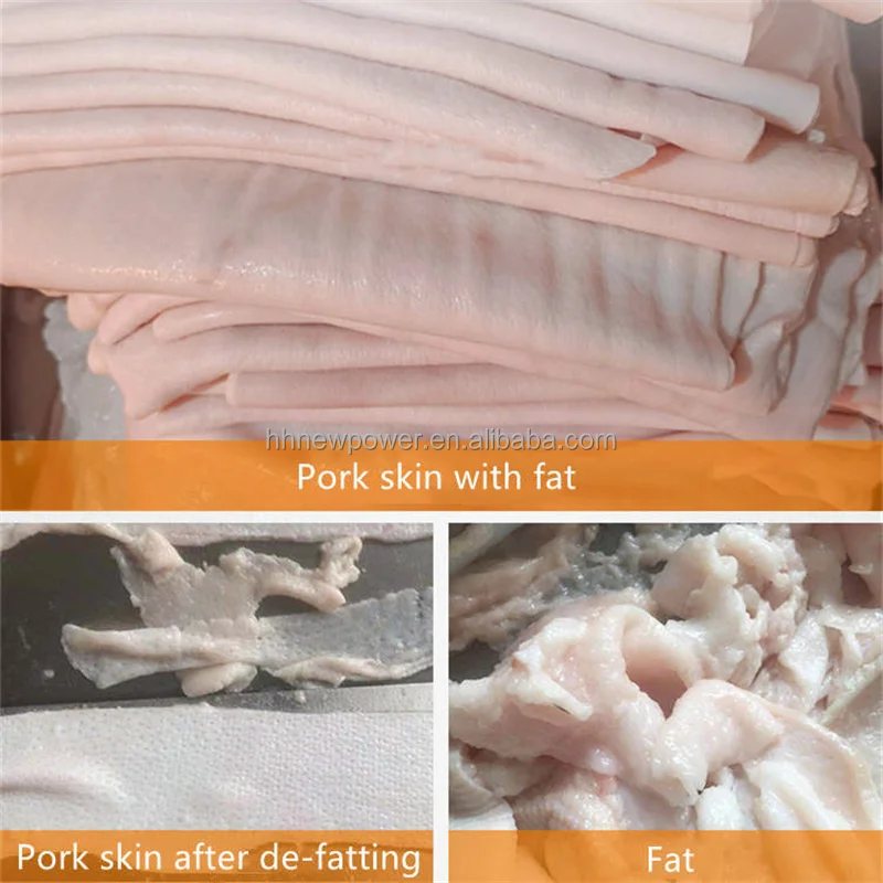 High Speed Beef Lamb Pork Rind Skin Oil Removal Machine Squid ...