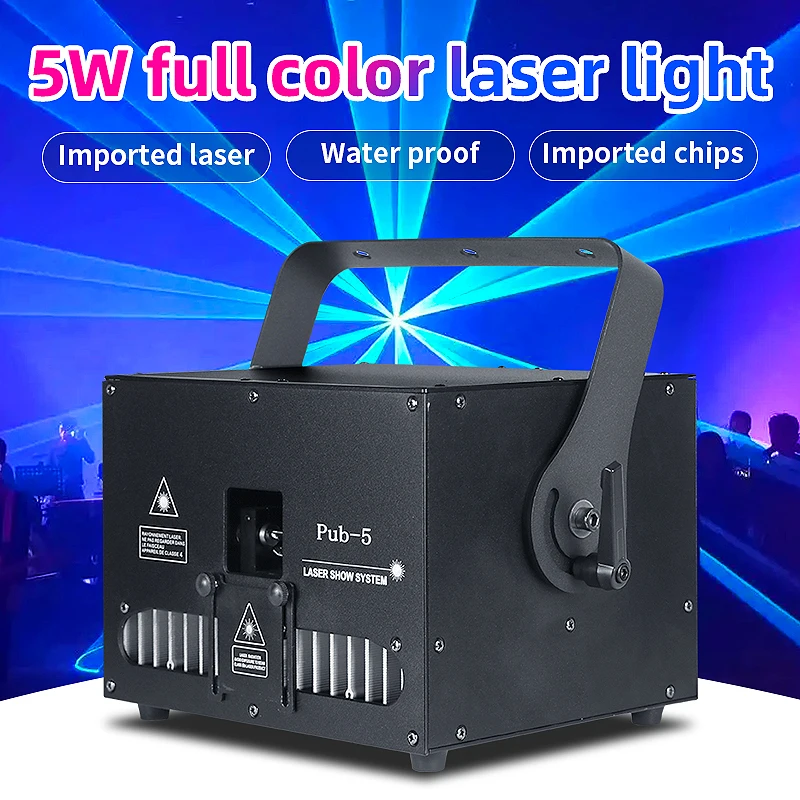 SHTX Programmable 3D Laser Projector 5W-6W RGB Animation Lighting