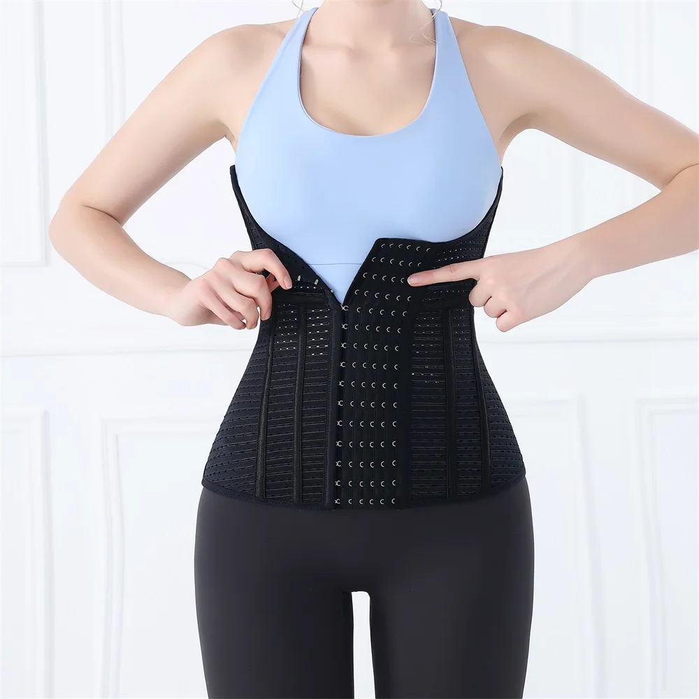 Waist Cincher Trimmer Belt Girdle Workout Shapewear Tummy Control Shaper Waist Trainer for Women details