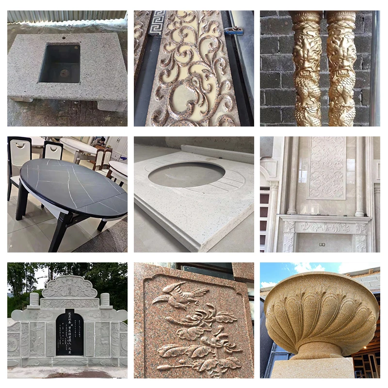 Customized 1325 Stone Cnc Router 3d Cnc Stone Carving Machine Cnc Lathe for Marble Granite Polishing Profiling