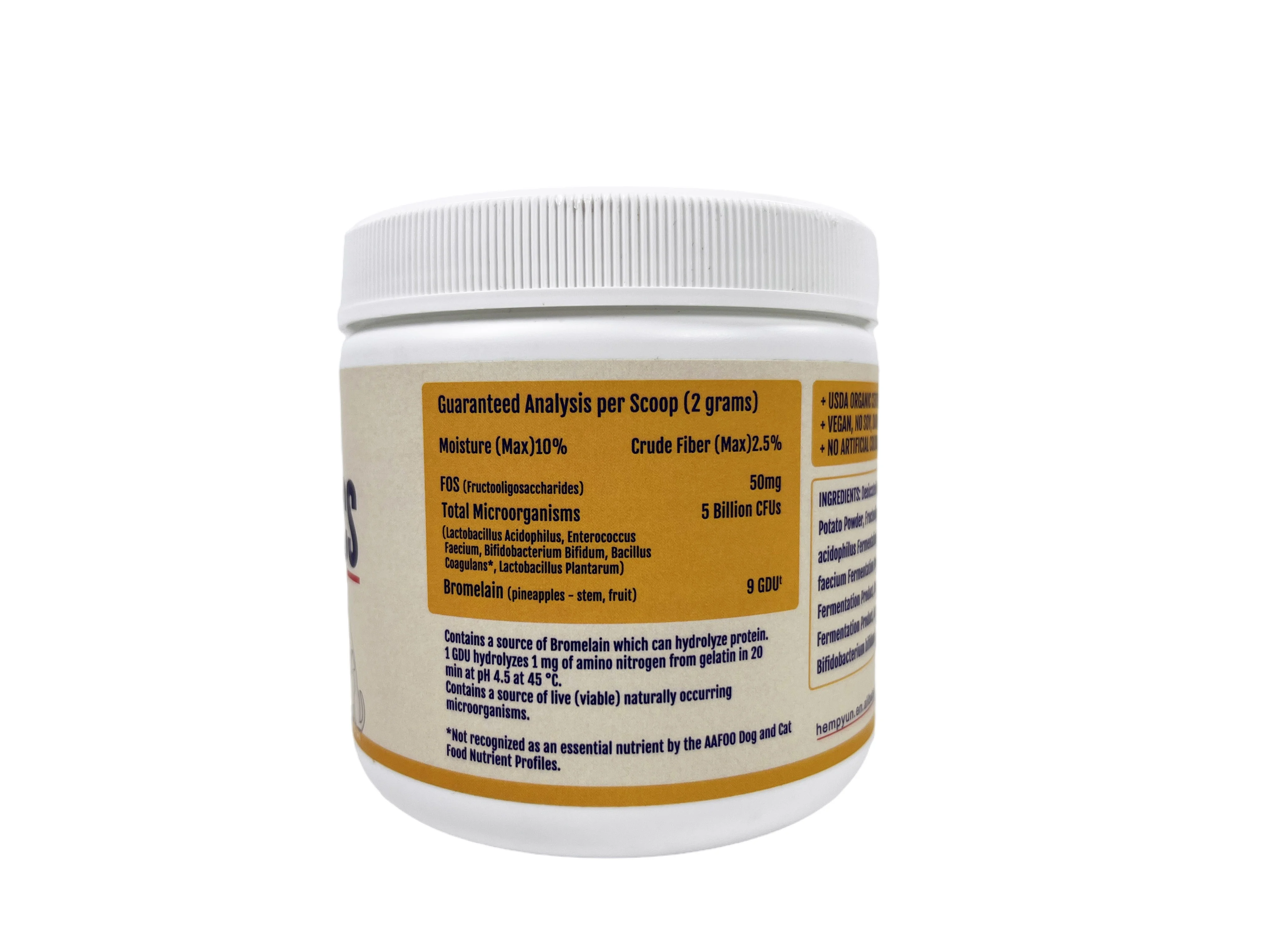 Factory Pet Probiotic Nutritional Supplement Powder Prebiotics and Probiotics for Dog and Cat with FOS Probiotic