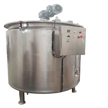QBJ2000 Cone Bottom SS304 Storage Tank/chocolate Machine/chocolate Holding Tank Chocolate Snack Food Factory 22.5 RPM Provided