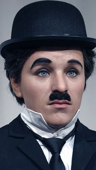 チャーリーチャップリンのためのカスタマイズされたリアルな有名人の
