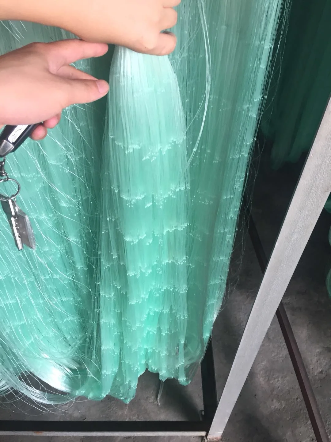 33PLY Green HDPE Mackerel Fishing Nets Durable Nylon Material