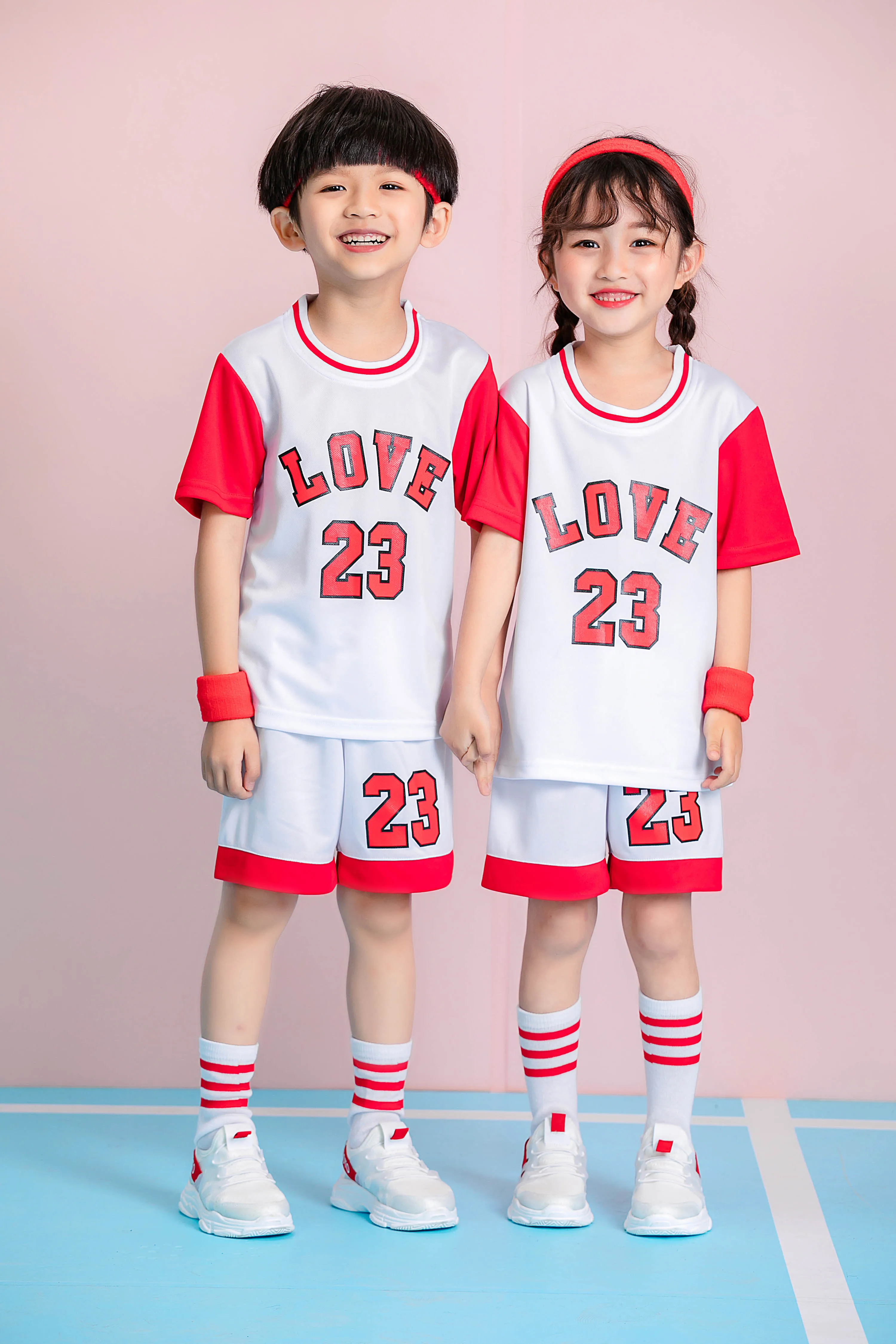 批发儿童男孩女孩升华足球运动裤足球队足球服套装球衣定制 - buy