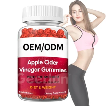 Factory OEM Effective Fast Slimming ACV Gummies Appetite Suppressant Apple Cider Vinegar Gummy for Weight Loss