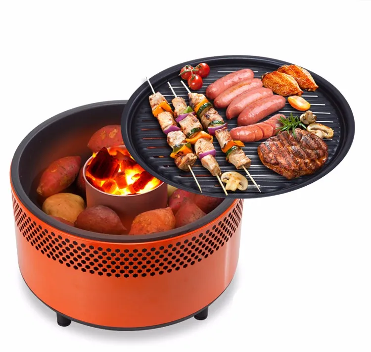 LOTUS GRILL Mini stainless steel smokeless barbecue grill 21cm