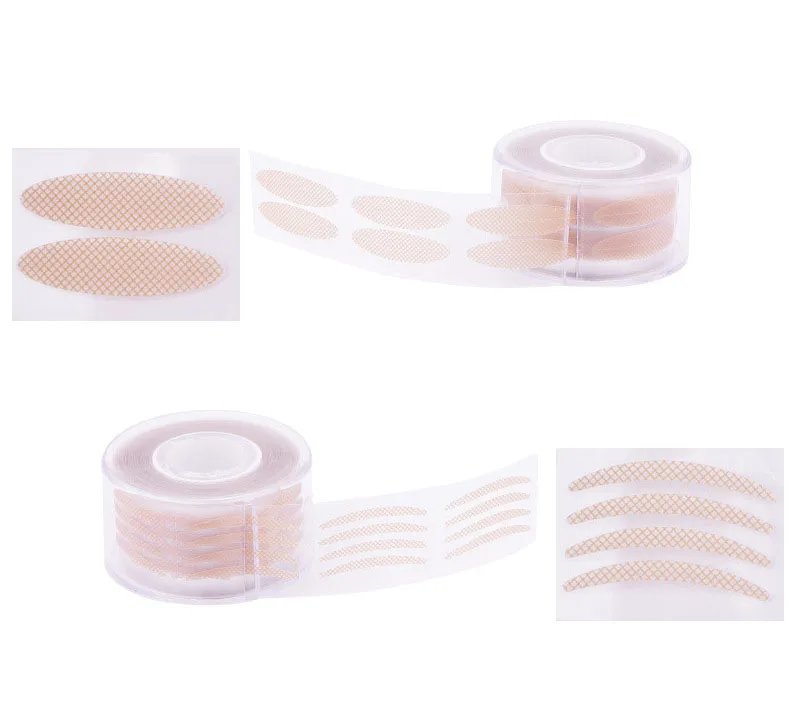 
Self-Adhesive Double Eyelid Stickers 300 Pairs Invisible Fiber Lace Double Eyelid Tape Fiber for Droopy Eyelids 