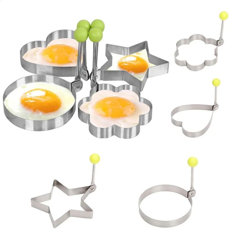 Egg Cooker Fried Egg Pancake Mold Stainless Steel Unique Kitchen