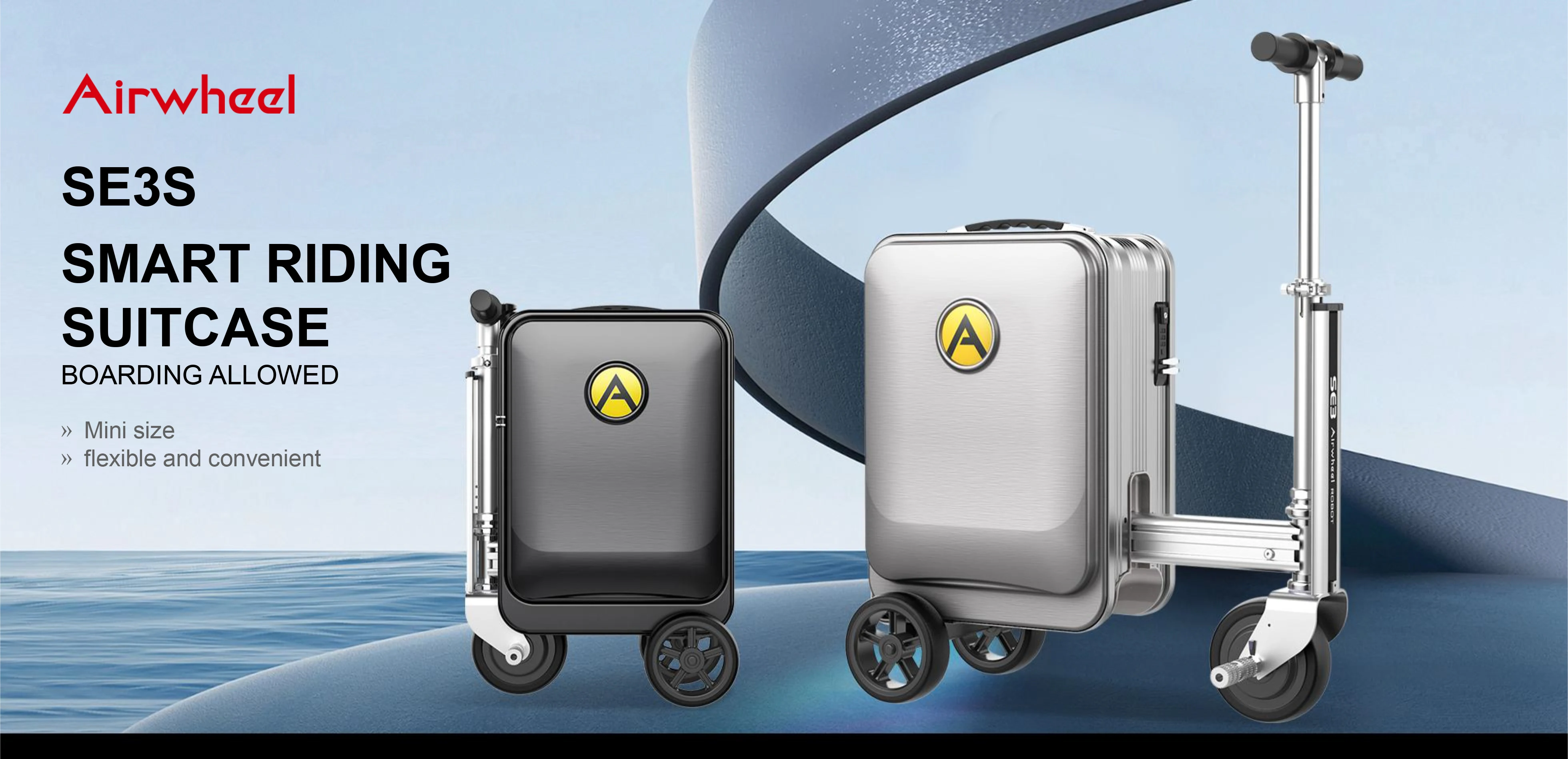 Equipaje para scooter inteligente: maleta con ruedas de viaje de mano - 20 pulgadas