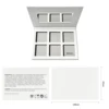 Palette 6 carrés blanc