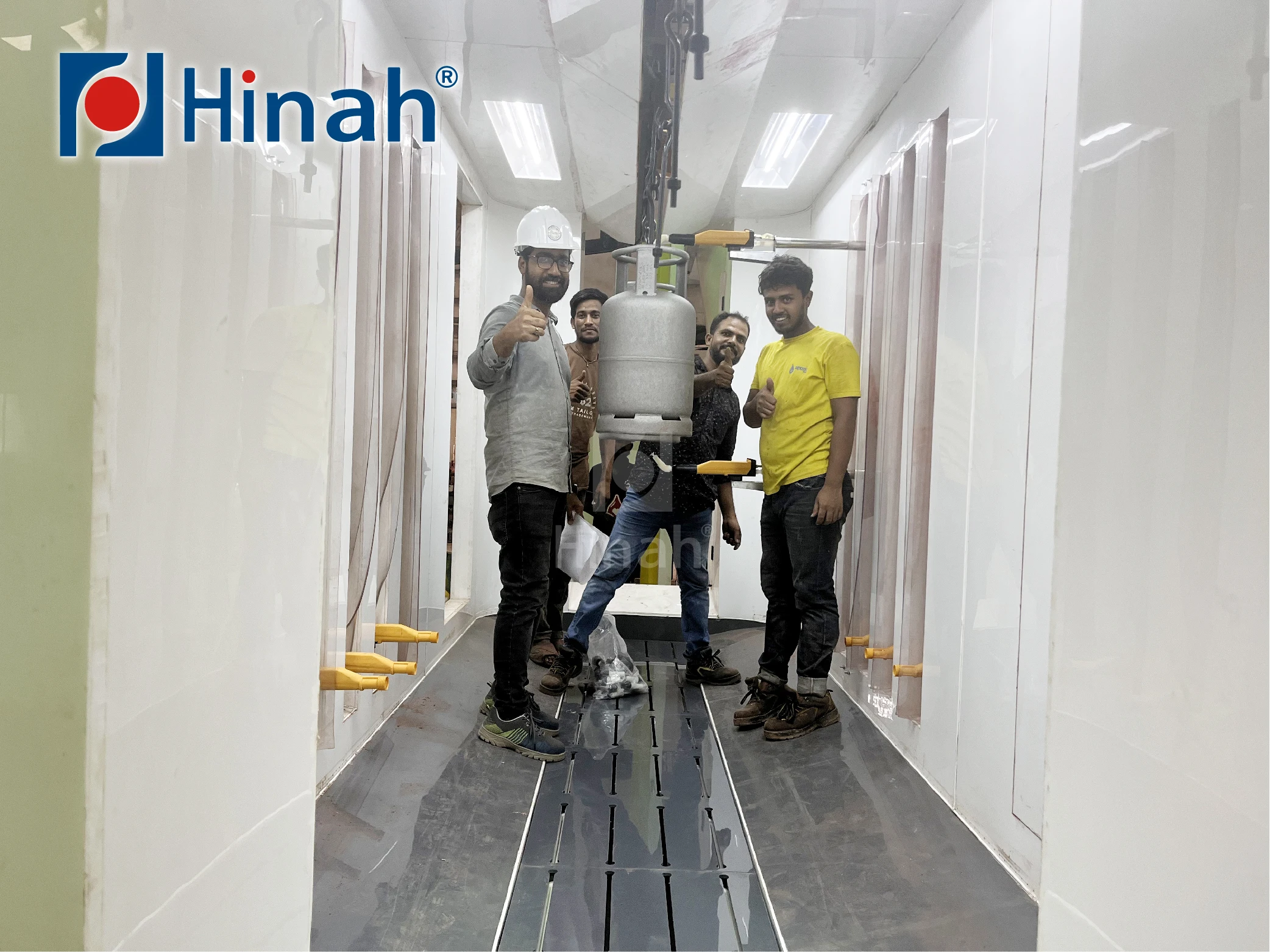 Automatic Powder Coating Equipment with Cyclone Powder Coating Booth