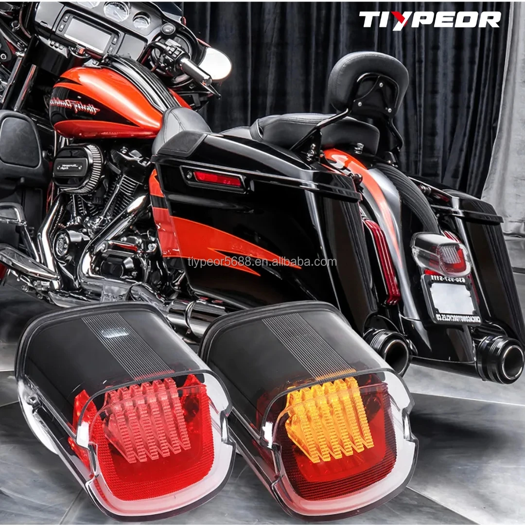 product tiypeor wholesale price hover taillight for harleys davidson tail lights motorcycle led lamp with clear smoked color-3