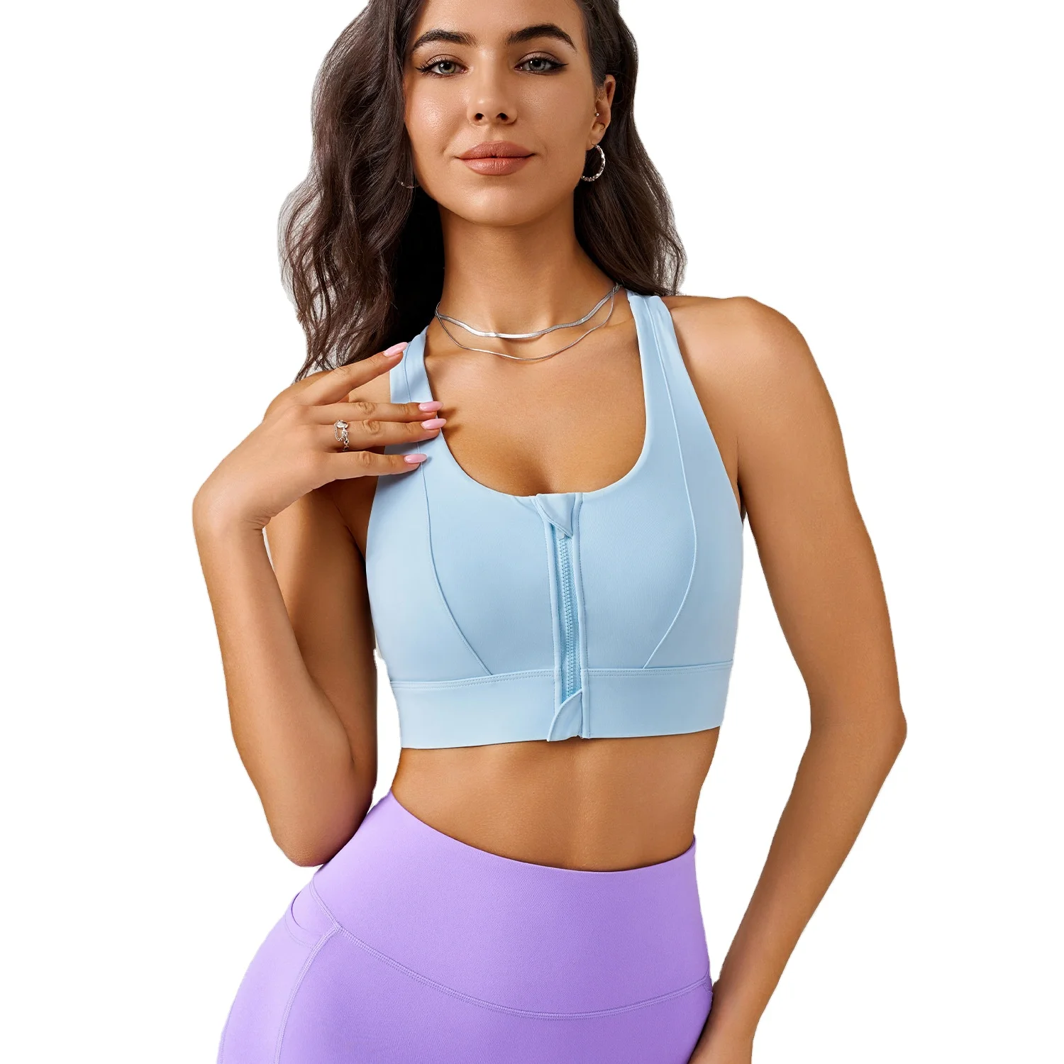 Beautiful Back High-Strength Shockproof Running Vest Integrated Sports Yoga Clothing Fro preview