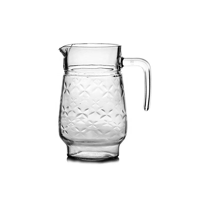 0.5l glass pitcher with handle, small