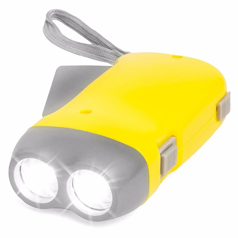 Three Light Pressure LED Keychain Flashlight Hand Pinchla Flashlight Environmental Protection Torch Hand Electric Flashlight