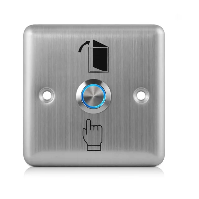 E02 Stainless Steel Access Control Push to Open Door Button Exit Button