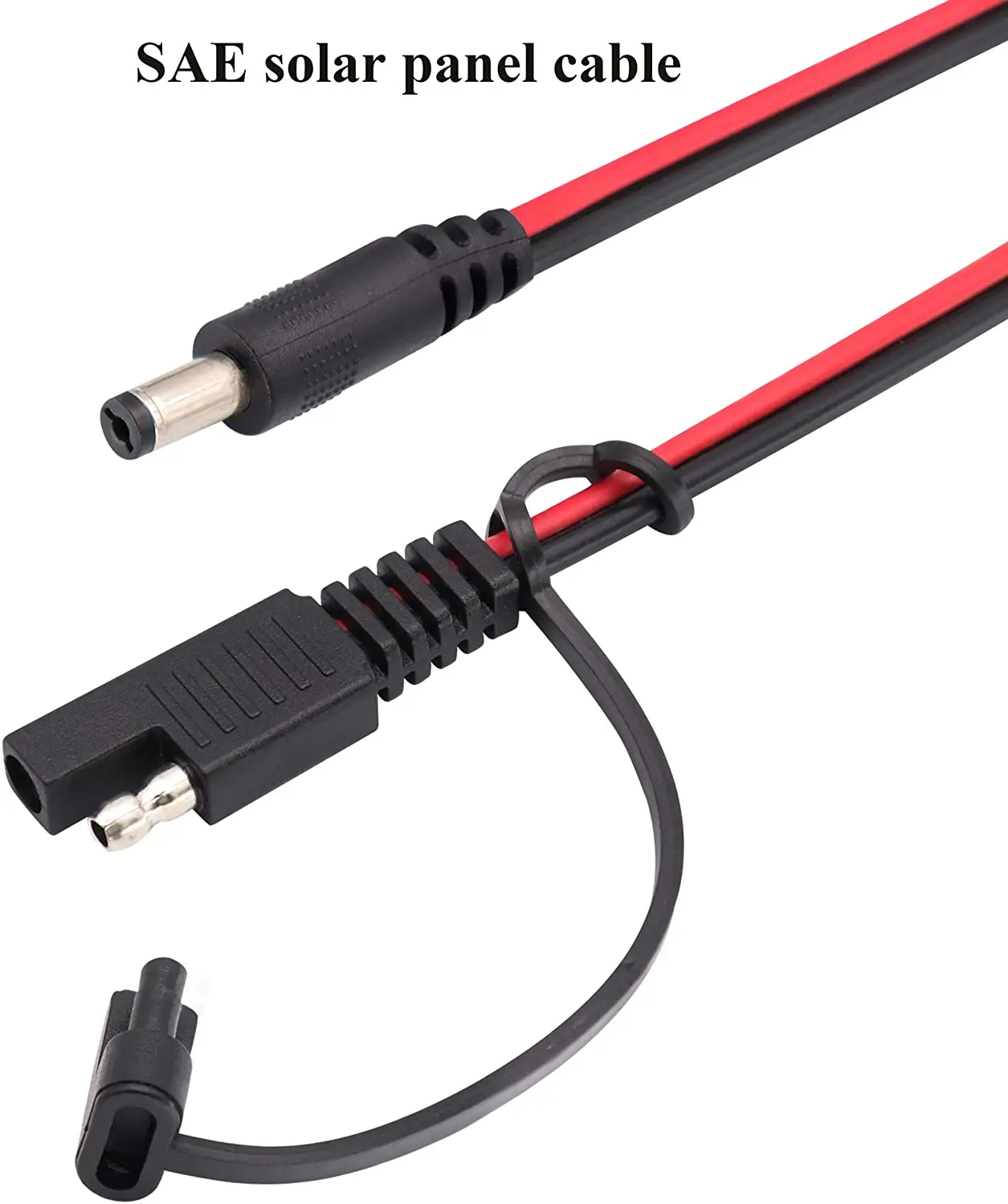 2X  33,5cm SAE Anschluss für DC Koaxialkabel Konvertieren Sie das SAE Kabel 