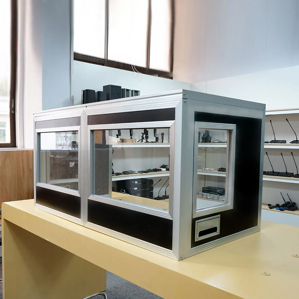Lightest Simultaneous Interpreter Booth Tabletop Booth for Translator YP46 Conference Booth