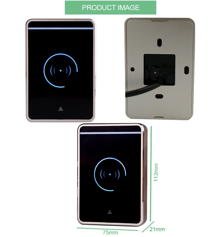 Proximity NFC IC ID Support Smart Card 125K 13.56Mhz Wiegand26/34 RFID Reader Door Access Control Card Reader System