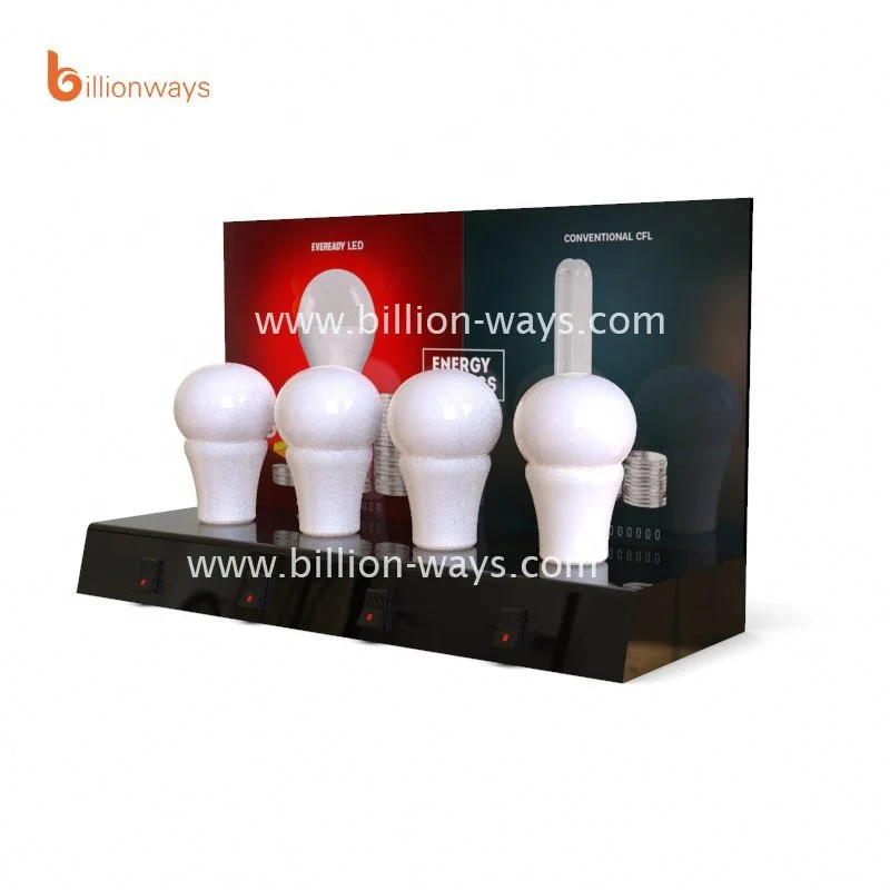 Customizable Led Lamp Light Bulb Tester Display Stand