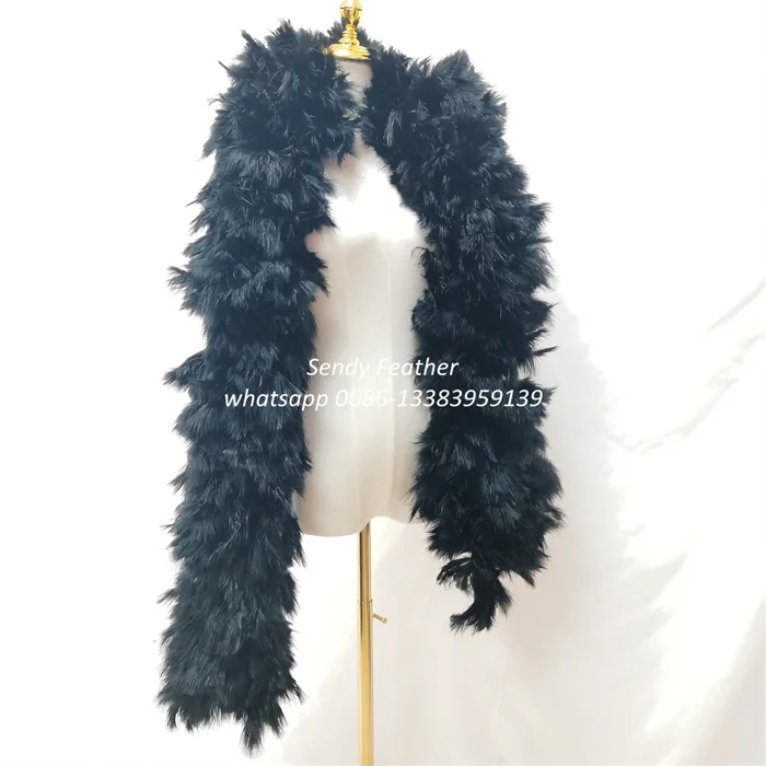 Silver Feather Boa