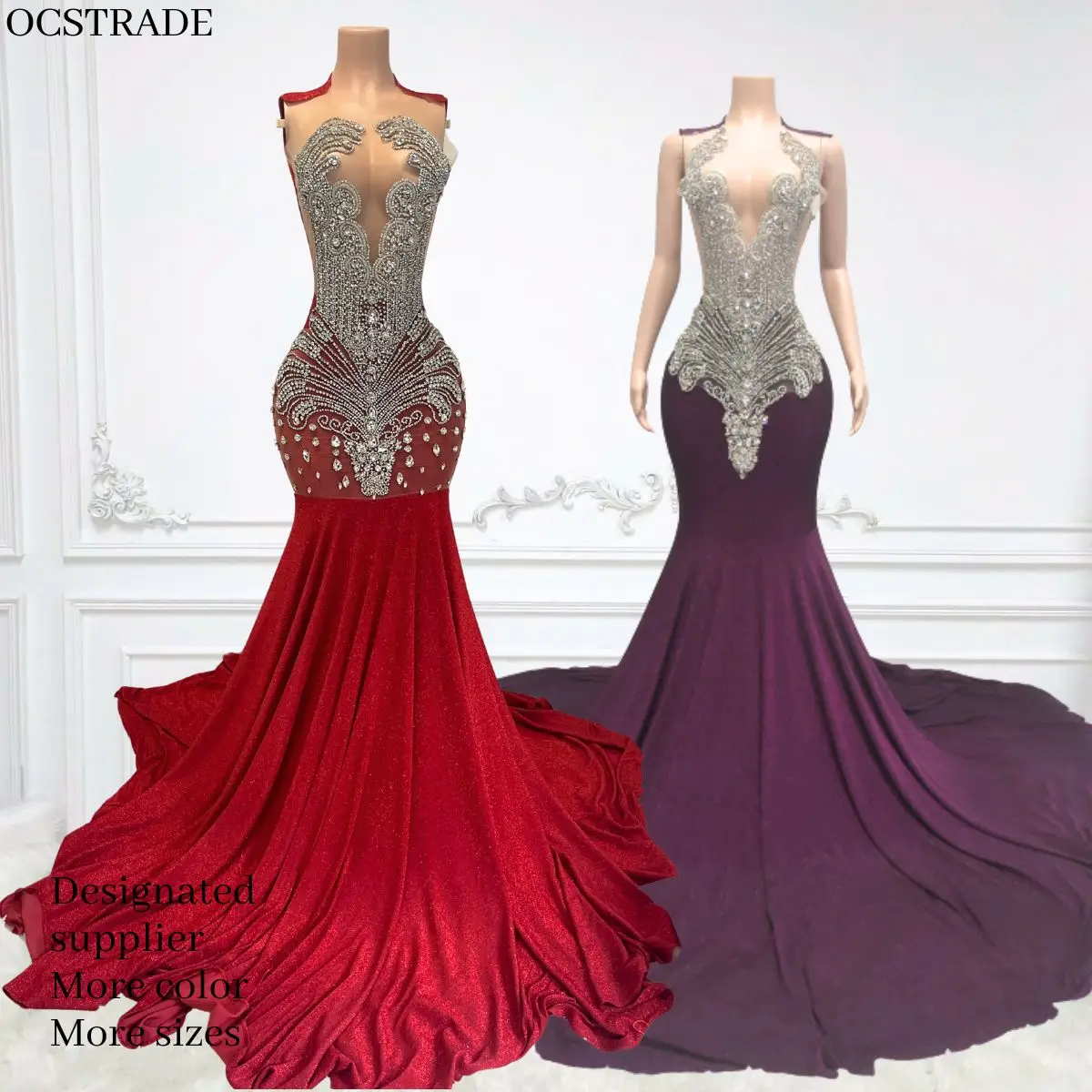 strapless open back dress Football Jersey main image 1