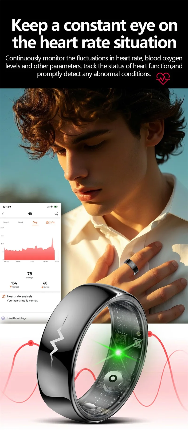2025 New Q520 ECG Smart Health Ring Heart Rate Blood Oxygen Blood Pressure Body Temperature Monitor 5ATM Waterproof Smart Ring  (14).jpg