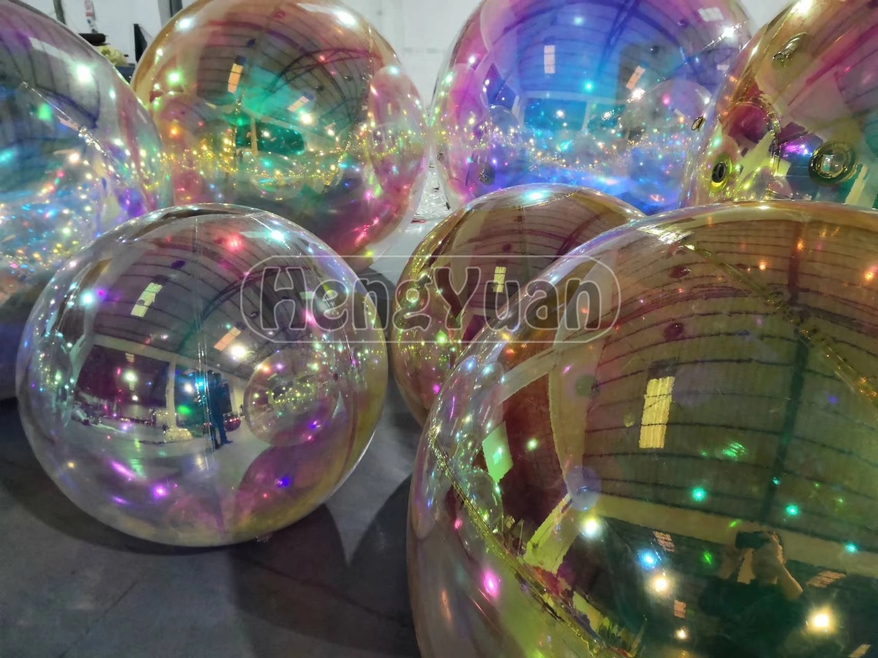 PVC Reflective Christmas Inflatable Mirror Ball for Decoration Festival ...