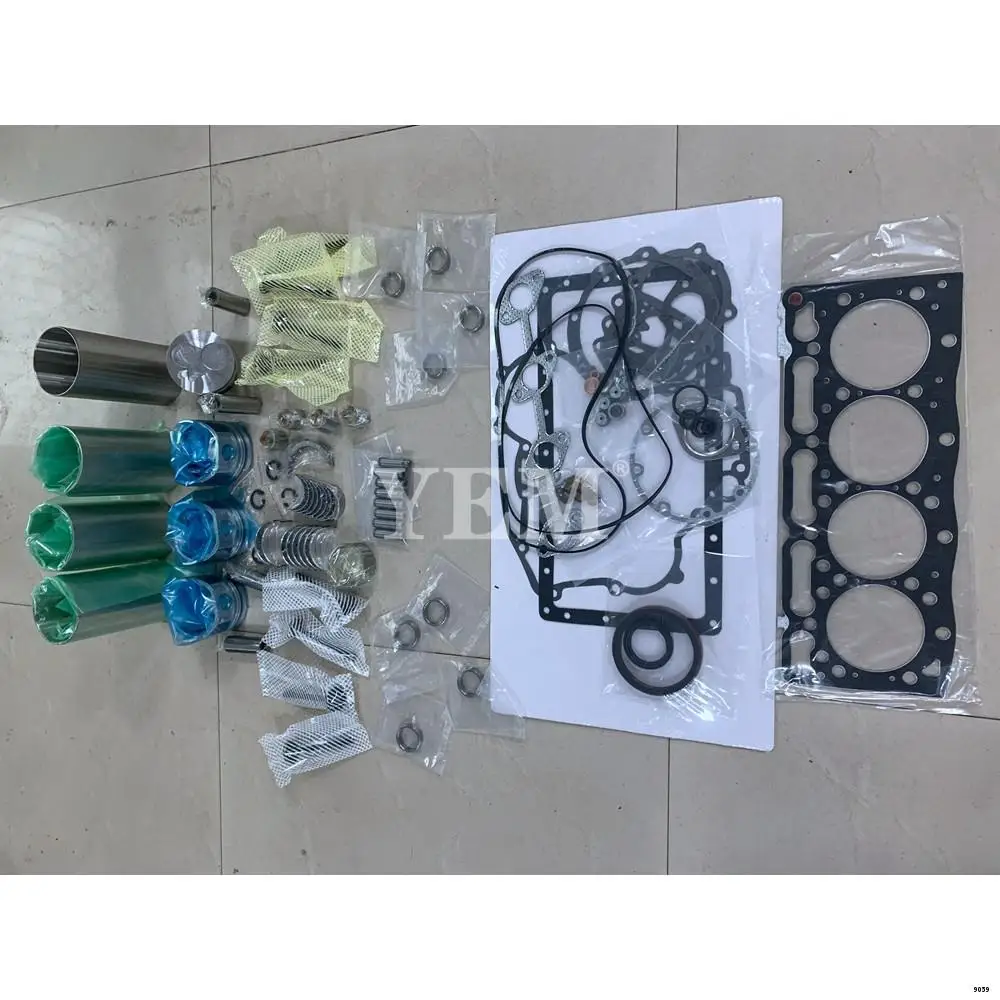 V1505 Overhaul Kit With Pistons Rings Set Full Gasket Kit Engine Bearings Valve for Kubota