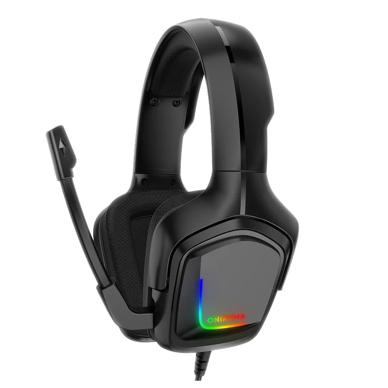 Universal Audífonos Gamer Onikuma K20 RGB Cancelación De Ruido Universal Audífonos Gamer Onikuma K20 RGB Cancelación De Ruido