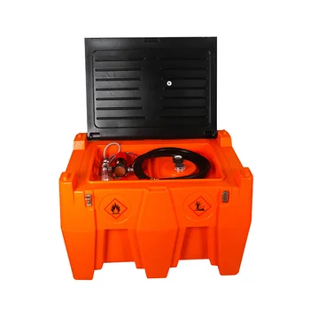 220L/480L Plastic Poly Small Hdpe Chemical Storage Equipment Portable Fuel Gas Tank With Self Priming Pump