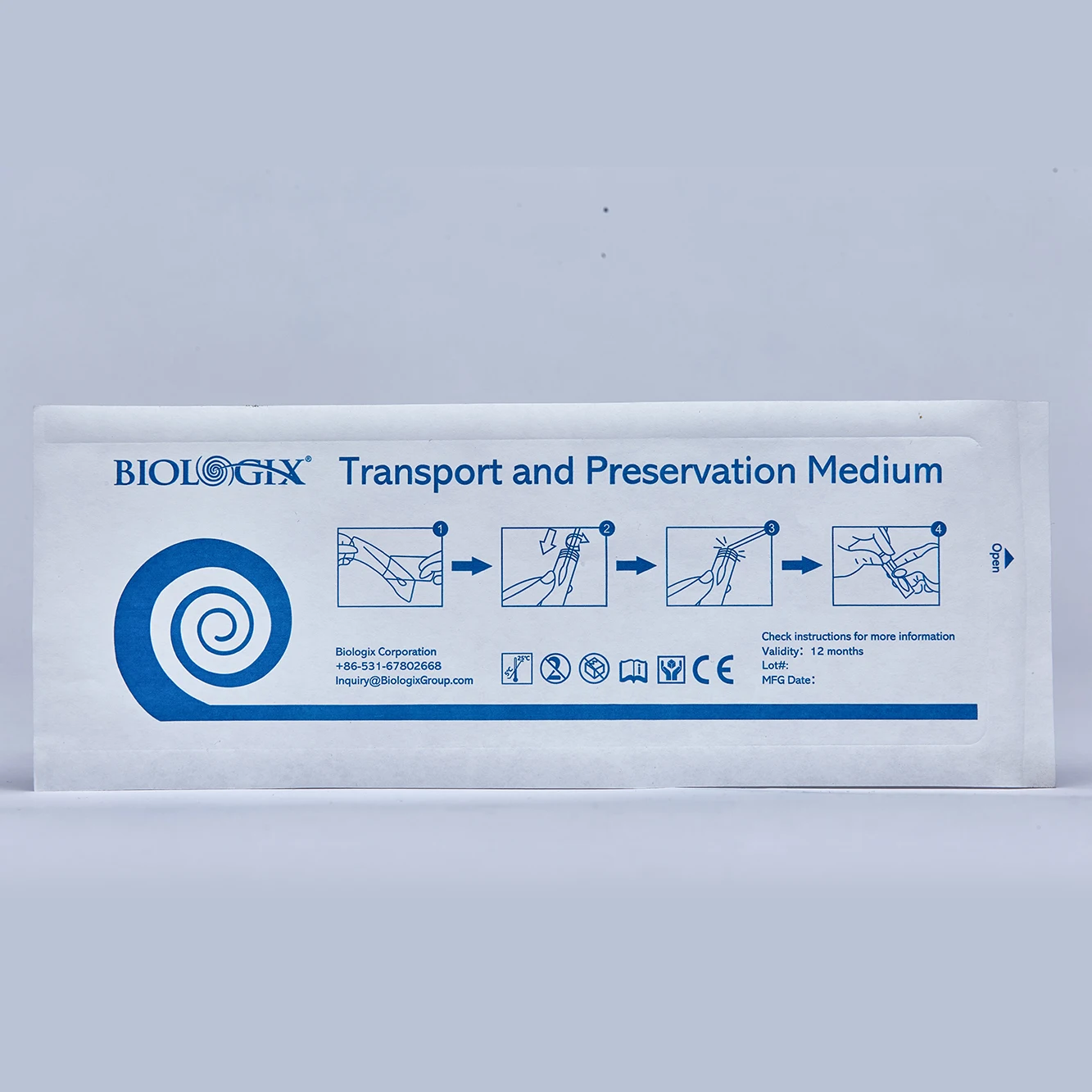 China Professional preservation Medium disposable  swab Collection virus Transportation medium