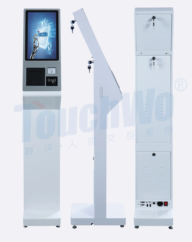 Win11 Win10 Android Self Payment Advertising Display Terminal Stand Interactive Information Kiosk