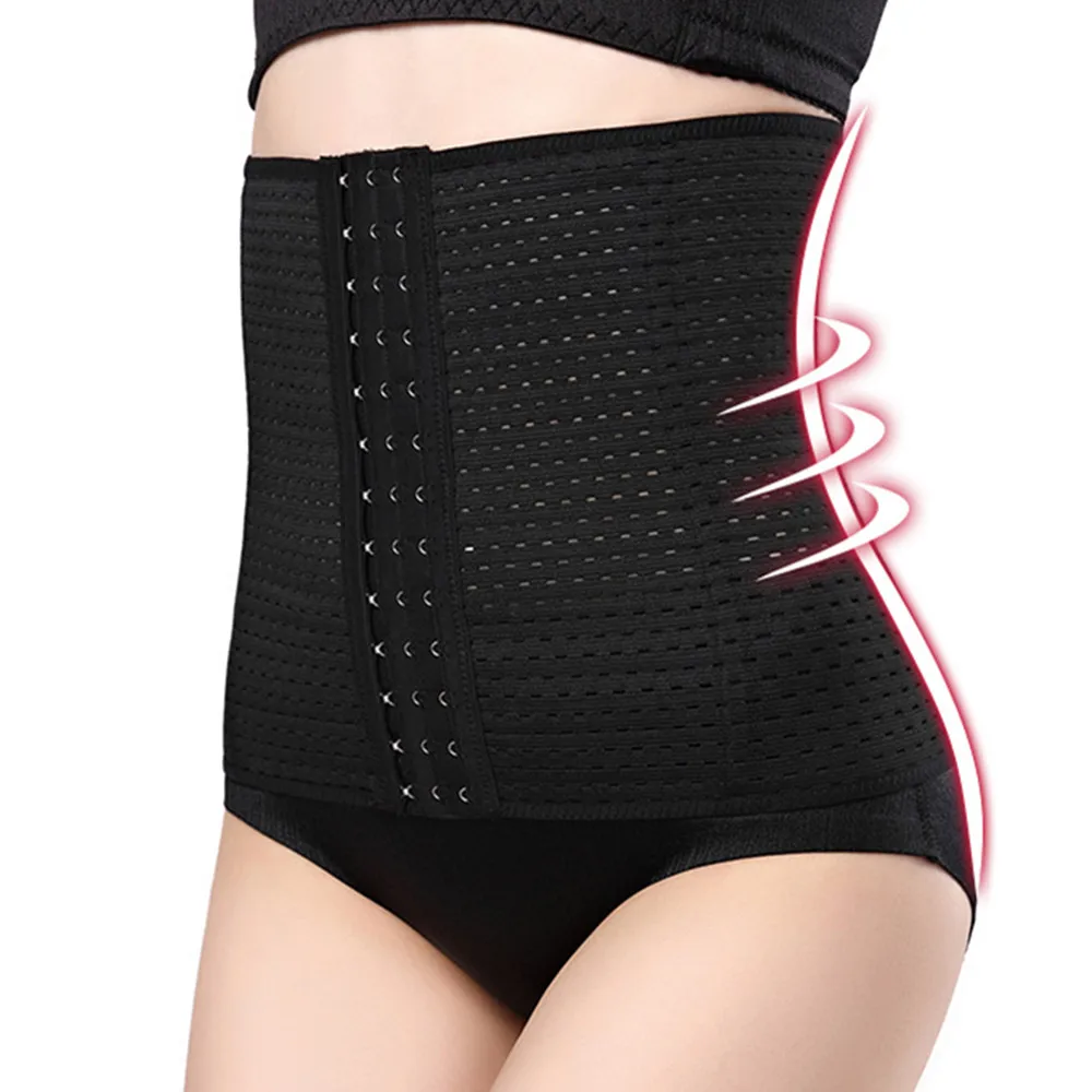Пояс для похудения женщин после родов удобный дышащий хлопковый пояс моделирования талии тренажер формирователь тела