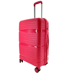 China Factory Wholesaler PP Trolley Suitcase 100% New Eco Friendly Material Wear Resistant Shell Spinner Luggage Sets