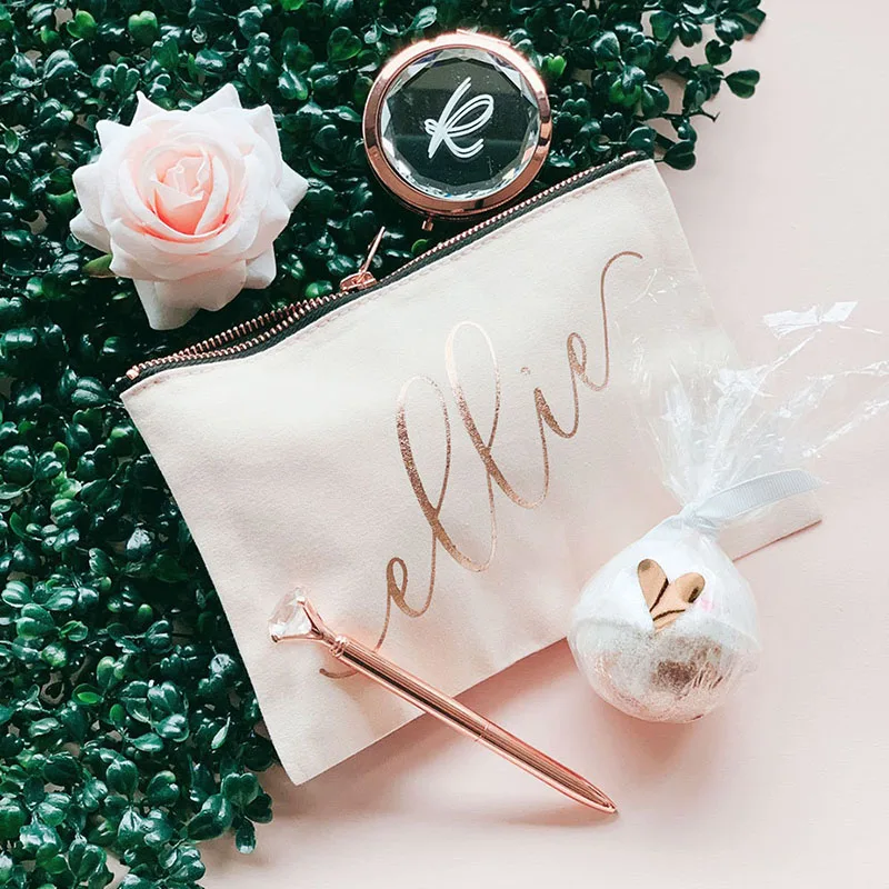 Factory Direct Sale Small Cosmetic Travel Organizer Pink Bags Set