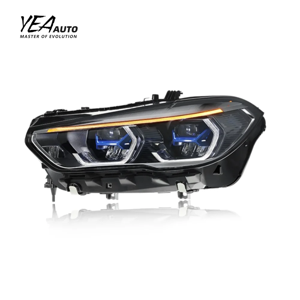 product modified head light led front lights for bmw x5 g05 headlight low to high car accessories 2019 2022 for g05 laser headlights-16