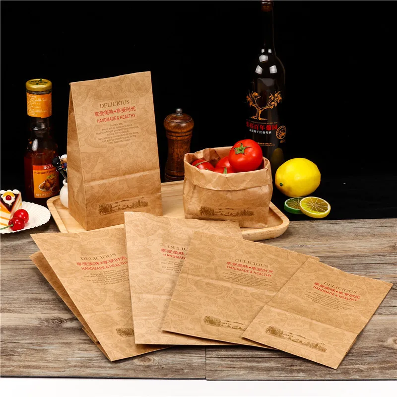 zambia carrier bags waterproof paper food bag