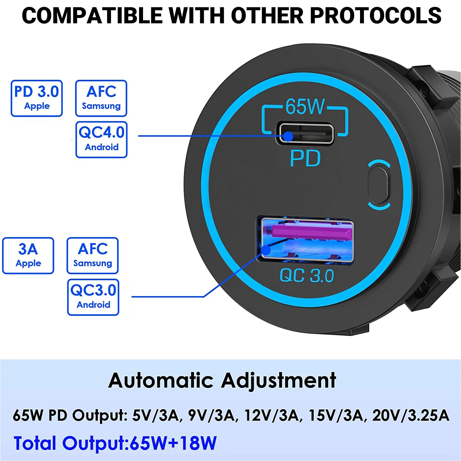 Installation Of Usb Port Quick Charge Usb C Pd V And Qc Port V V Dual Usb Power