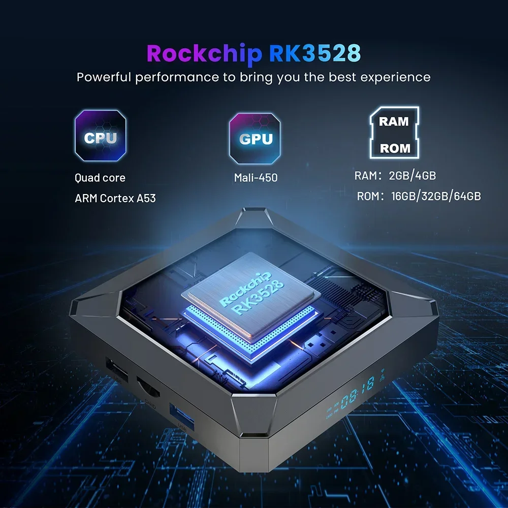 RK3528 Android 13.0 8K Media Player - OEM & ODM Options