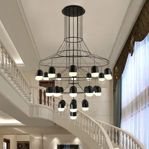 JACKSUN Nordic Style Simple Modern Large Living Room Chandelier Home Creative Branch Pendant Light