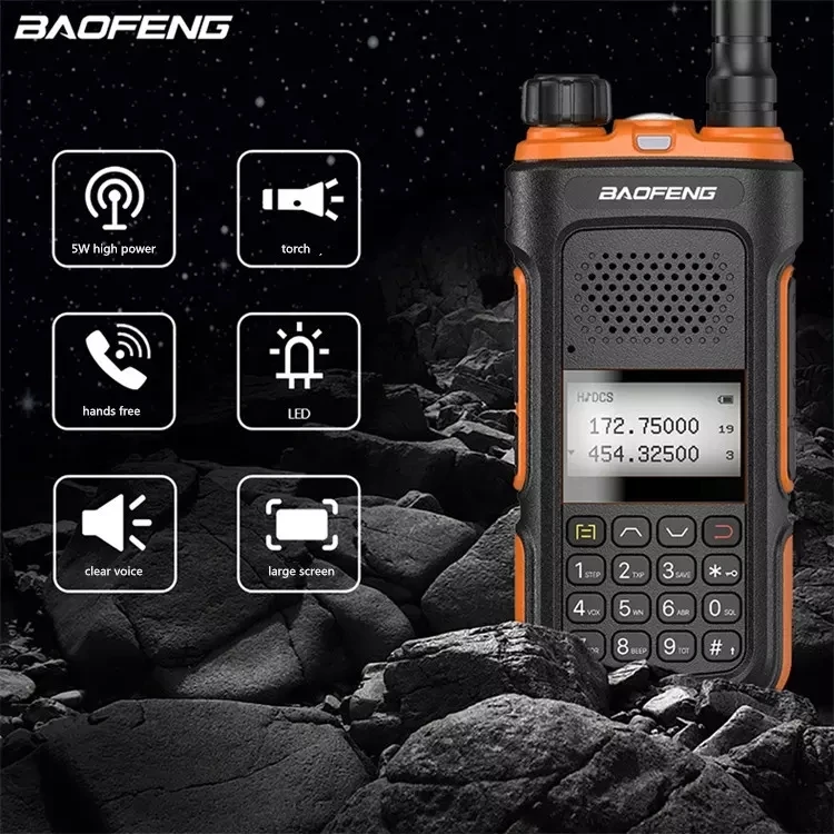 Baofeng Bf-uv10 Handheld Encrypted,walkie Talkie Dual-color Molding 