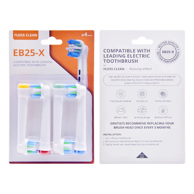 Eb25 X Ecofriendy Adult Automatic Removeable Electric Toothbrush Heads With Changeable Heads