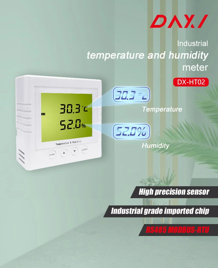 Smart Outdoor Breeding Co2 Temperature And Humidity Meter With Large Screen WIFI
