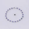 10K White Gold Blue Sapphire